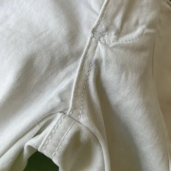 Le Tigre White Straight Leg Pants Drawstring Zip Fly Size 3 - Picture 14 of 14